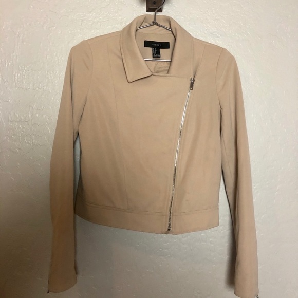 Great quality Cream Moto jacket - Picture 2 of 7